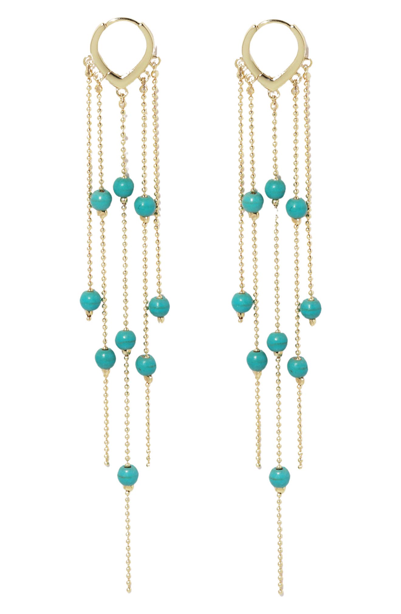 selected GOLD/ TURQUOISE