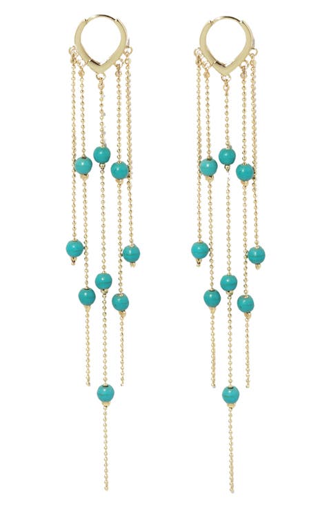 Copacabana Imitation Pearl Drop Earrings