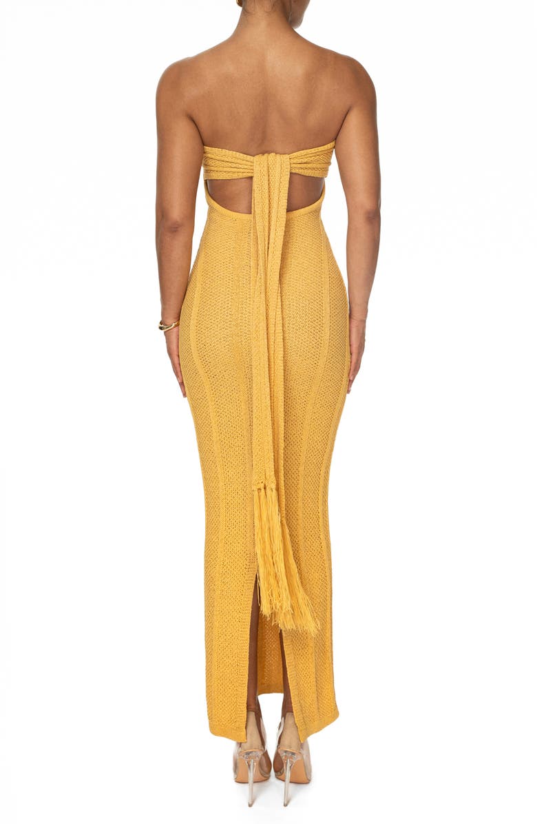 JLUXLABEL Bianca Strapless Knit Dress, Alternate, color, 