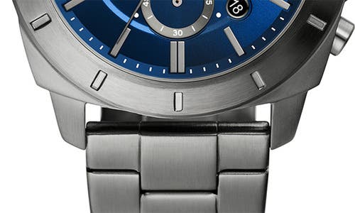 Fossil Men's Privateer Chronograph, Smoke Stainless Steel Watch In Gunmetal