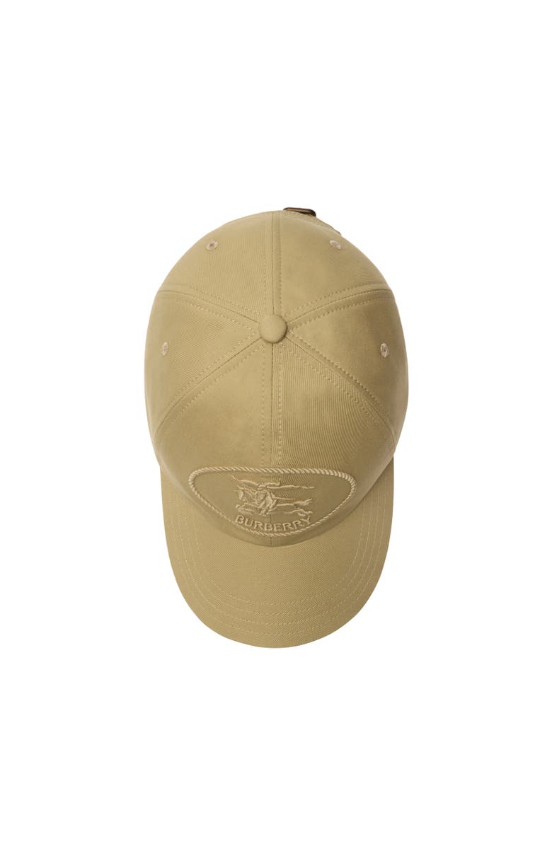 Burberry Knight Stamp Gabardine Baseball Cap, Alternate, color, Hamper