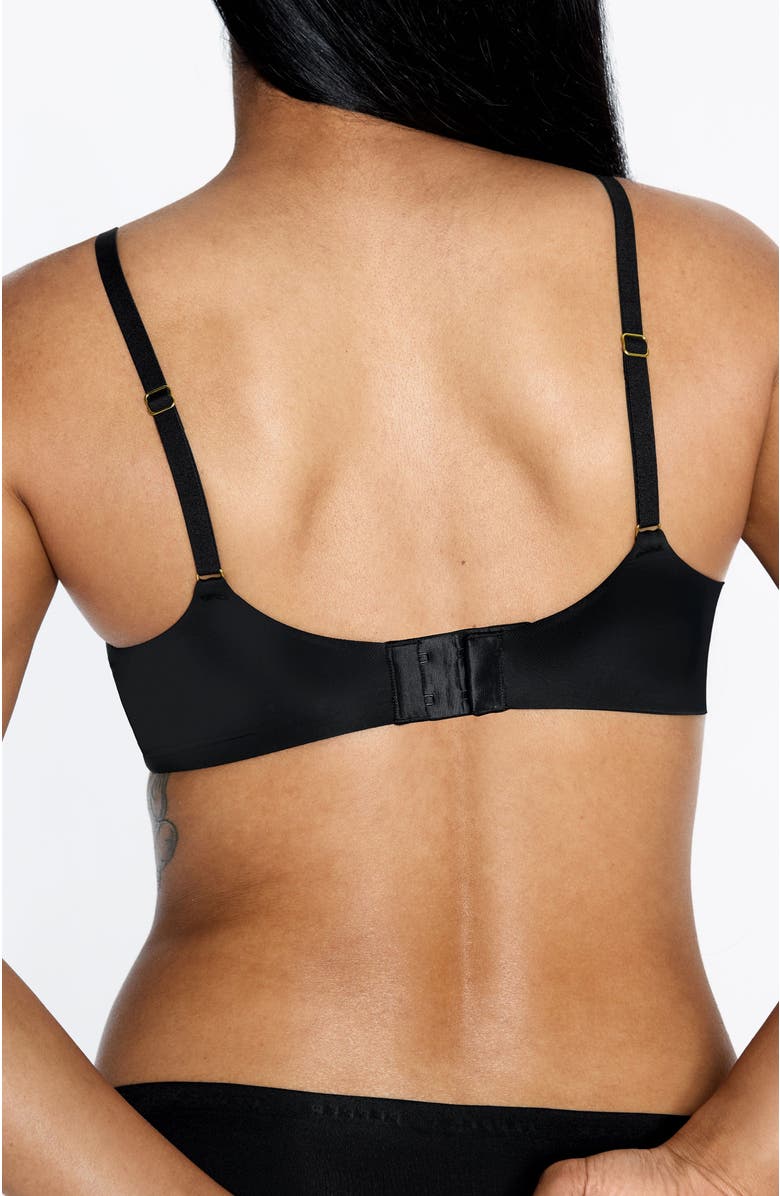 Pepper Simply Smooth T-Shirt Bra, Alternate, color, Black