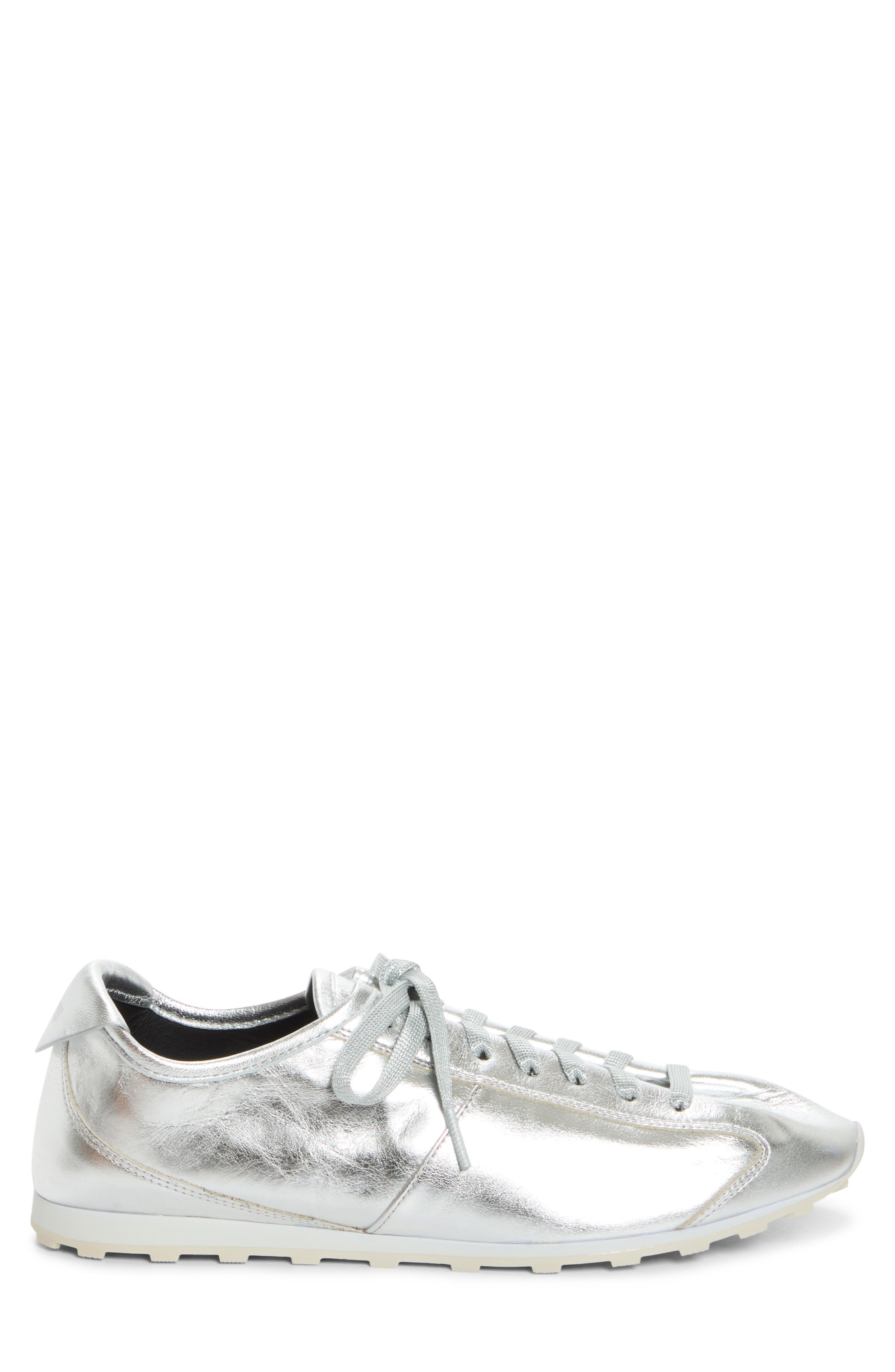 Les Tennis Low Top Sneaker, Alternate, color, SILVER 980
