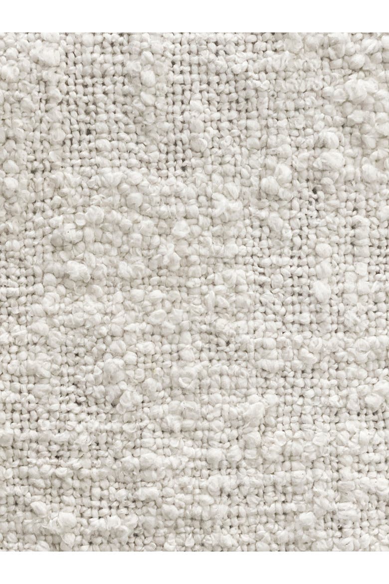 Cozy Cotton Boucle Throw, Alternate, color, White
