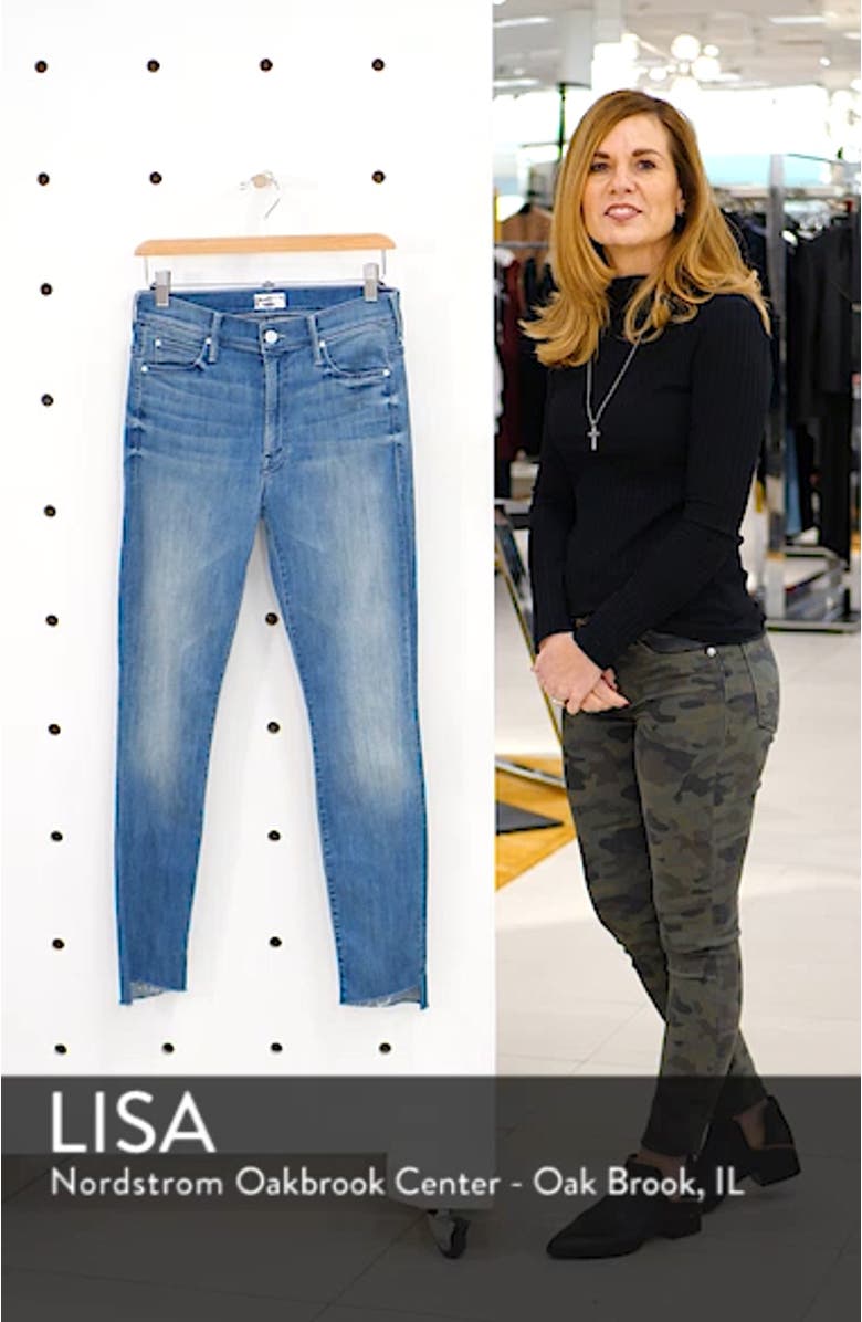 The Stunner High Rise Ankle Fray Jeans, sales video thumbnail