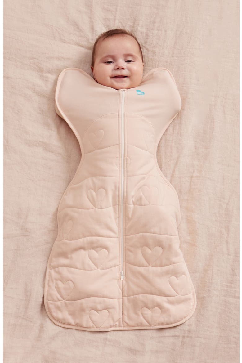 Swaddle Up™ Extra Warm 3.5 TOG Quilted Stretch Cotton Swaddle, Alternate, color, BLUSH PINK