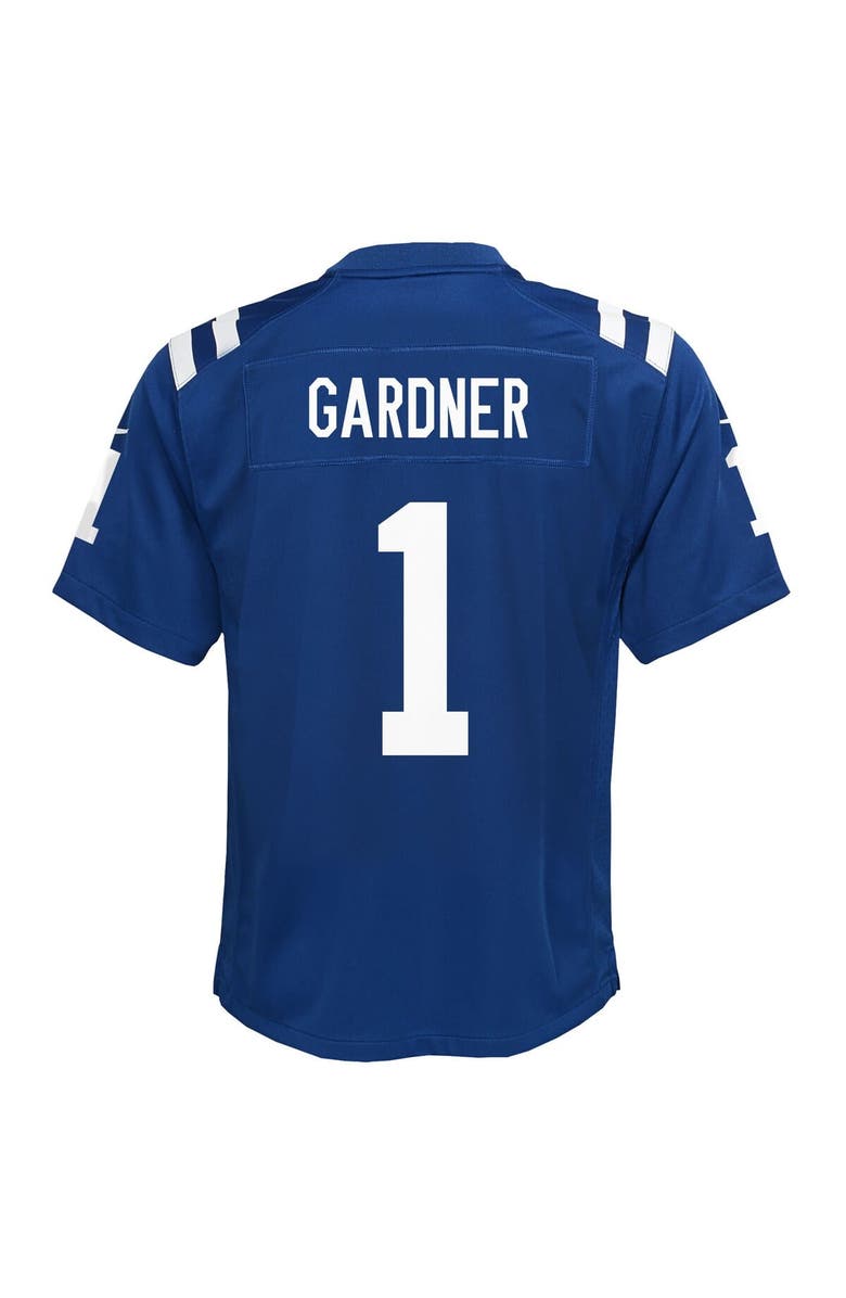 Nike Youth Nike Ahmad Sauce Gardner Blue Indianapolis Colts Home Game Jersey, Alternate, color, Blue
