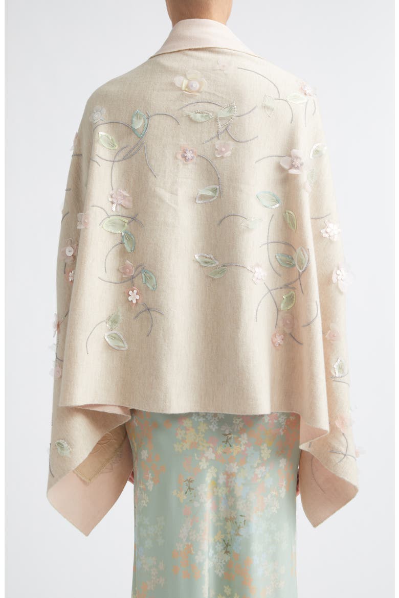 Shirene Embroidered Shawl, Alternate, color, DOUBLEFACE BEIGE PALE PINK