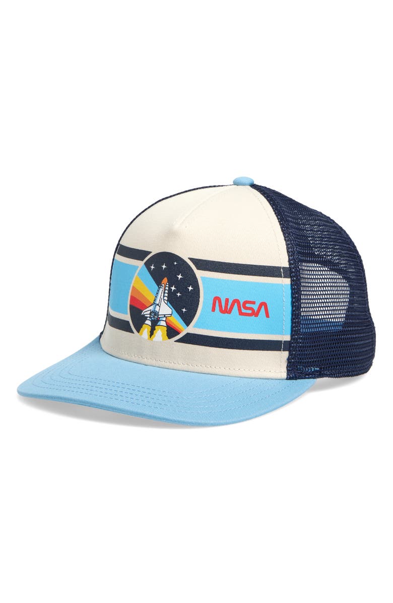 American Needle Sinclair NASA Trucker Hat, Main, color, 