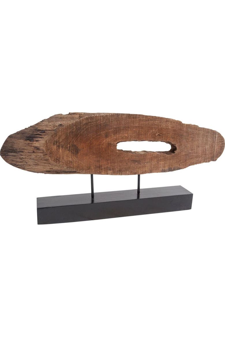 Ironwood Wooden Circular Object, Main, color, Black