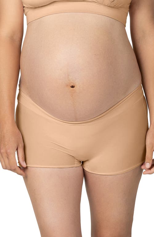 Kindred Bravely Grow With Me Maternity Boyshort in Beige 