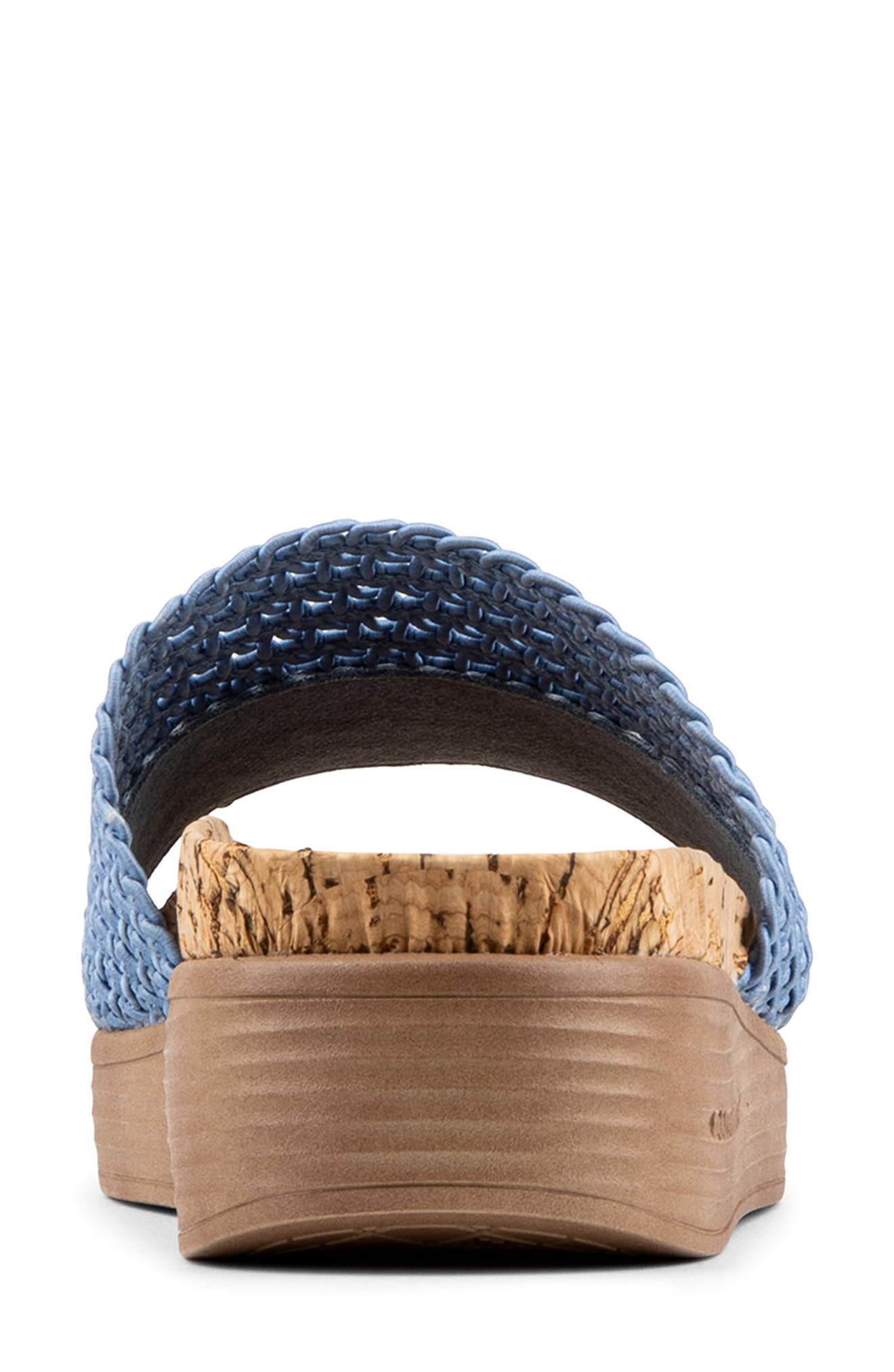 Donald Pliner Frou Platform Wedge Sandal, Alternate, color, Blue Jay