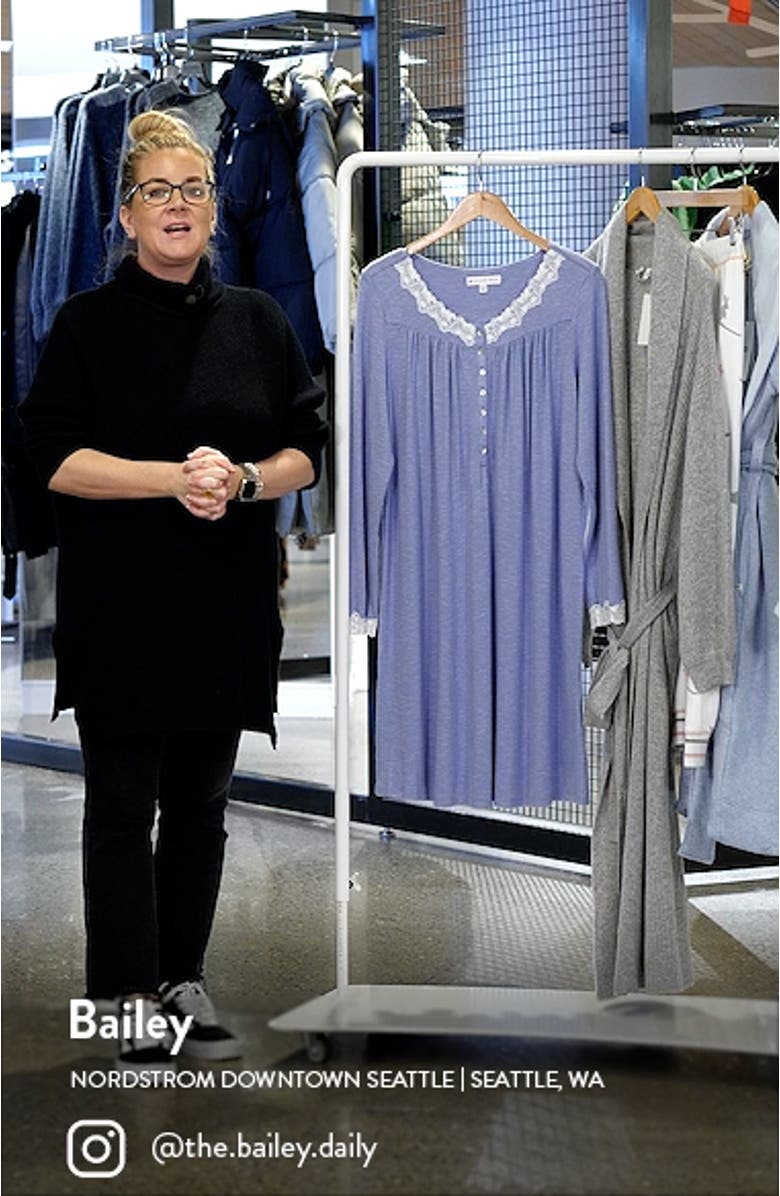 Long Sleeve Jersey Nightgown, sales video thumbnail