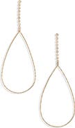 Panacea Hammered Teardrop Earrings