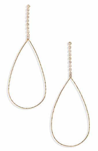 Hammered Teardrop Earrings