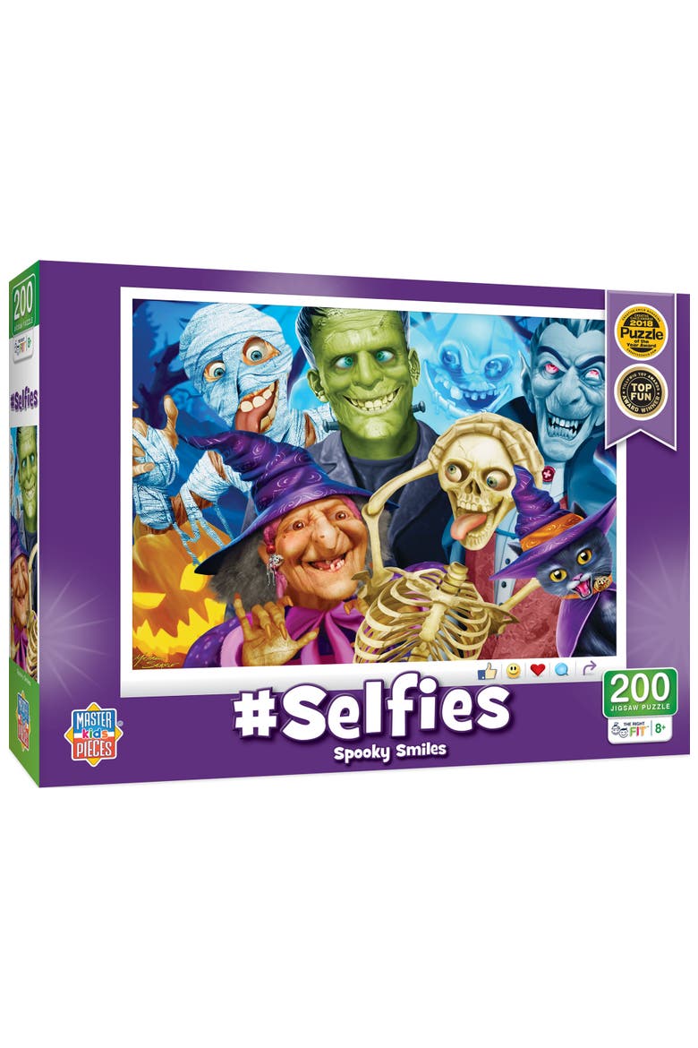 Spooky Smiles 200 Piece Jigsaw Puzzle, Main, color, Multicolor