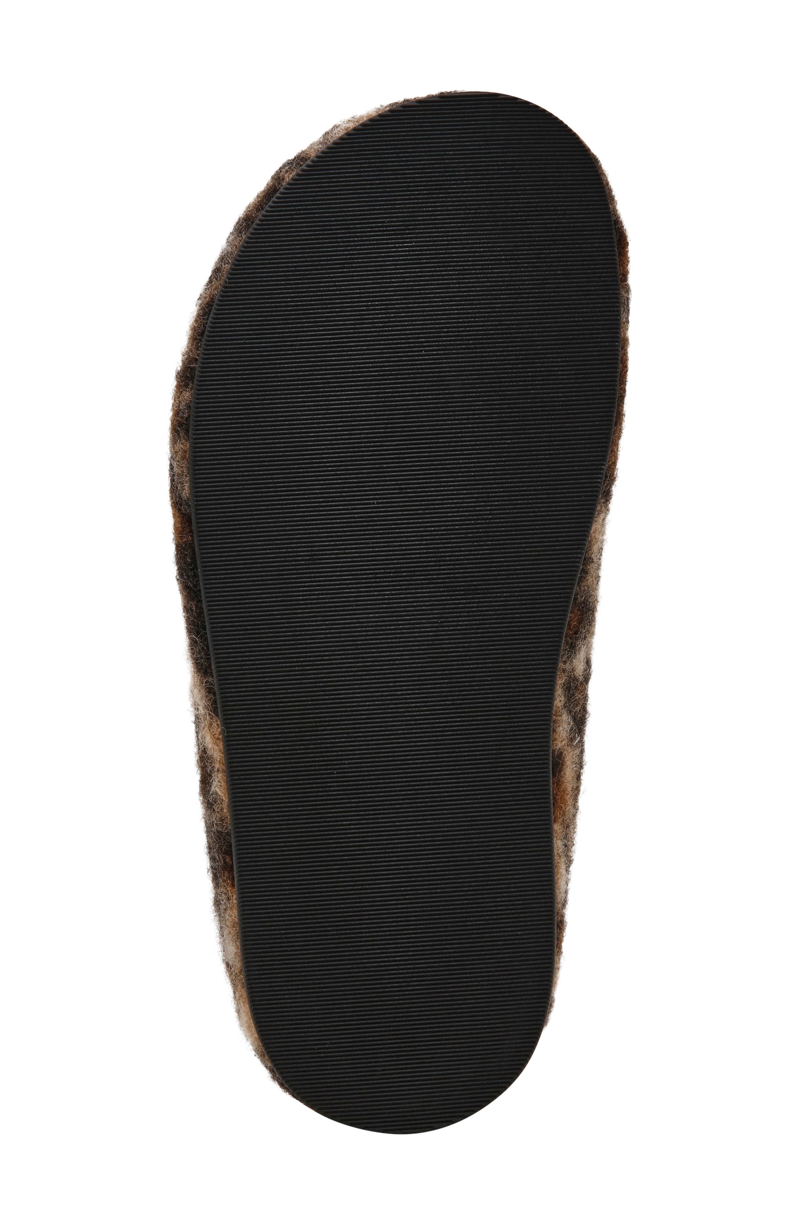 Fond Faux Fur Mule, Alternate, color, LEOPARD