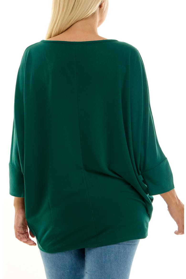 Dolman Sleeve Tunic, Alternate, color, EMERALD