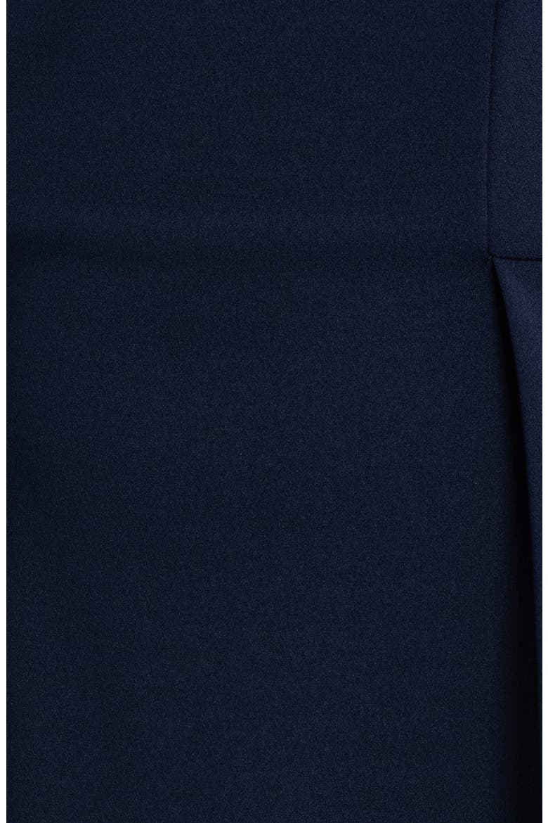 Puff Sleeve Scuba Crepe Dress, Alternate, color, NVY