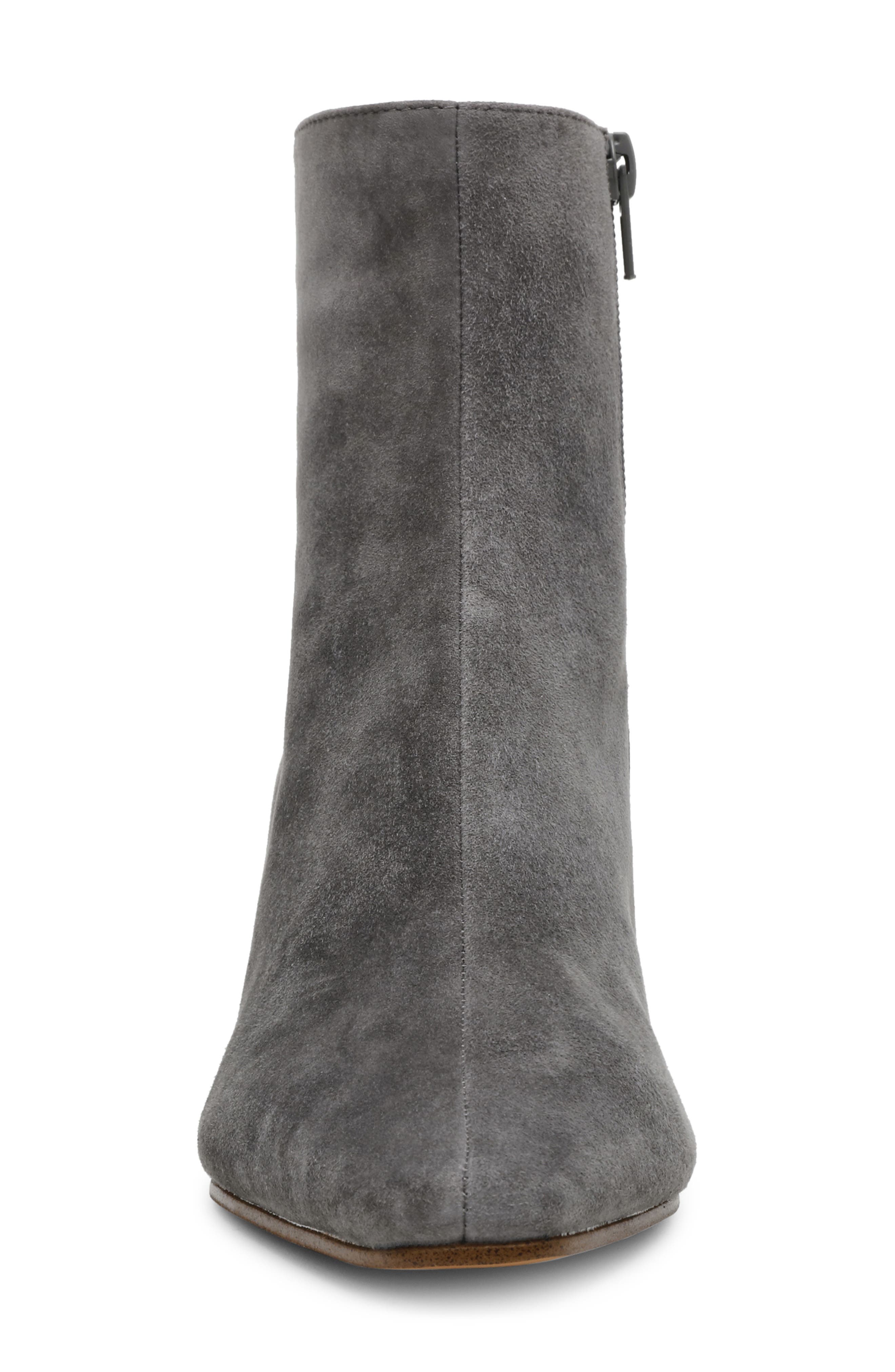 Delvie Bootie, Alternate, color, GREY SUEDE