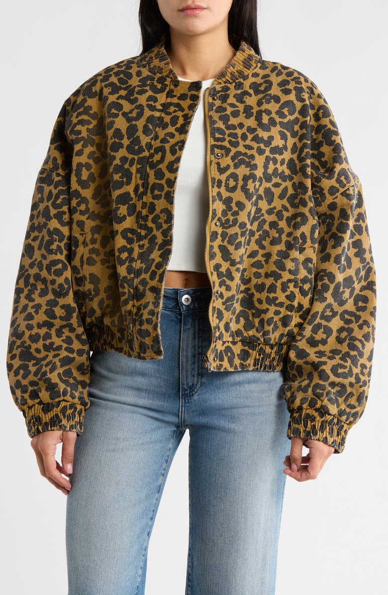 FRNCH Leopard Jacket, Main, color,