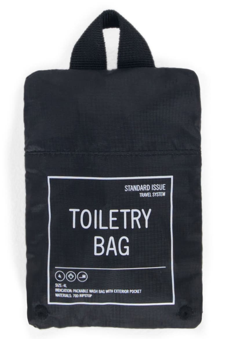 Toiletry Bag, Alternate, color, BLACK