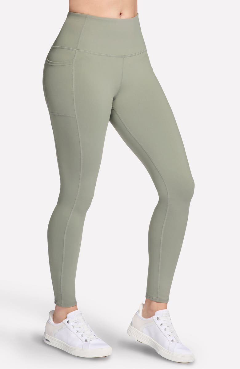 SKECHERS GoWalk High Waist Leggings, Alternate, color, 