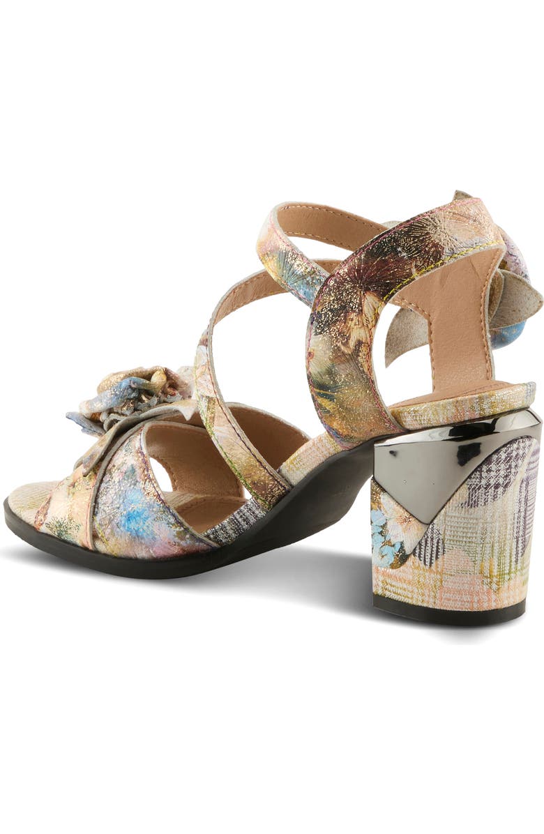 L'Artiste by Spring Step Flowerpower Sandal, Alternate, color, Yellow Multi