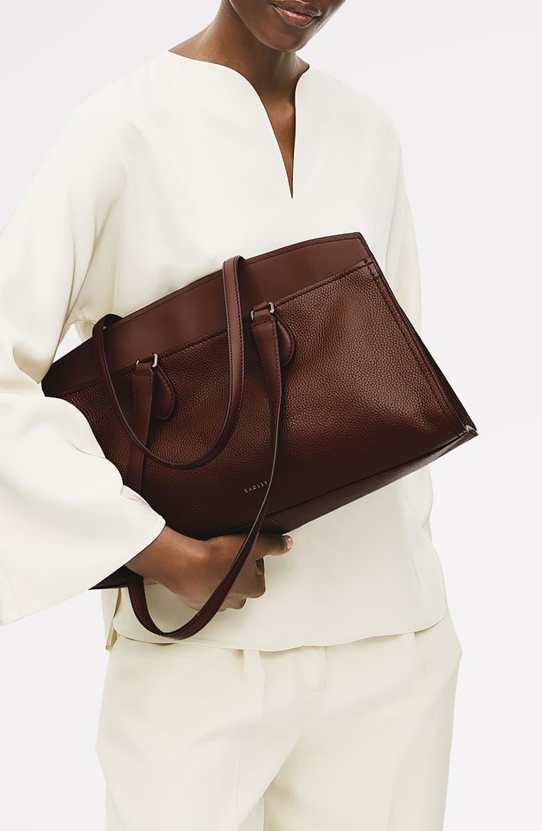 Radley Portland Way Large Laptop Tote, Alternate, color, Cherrywood