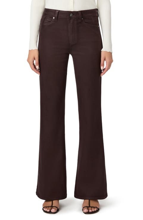 Jolene High Waist Coated Slim Flare Jeans