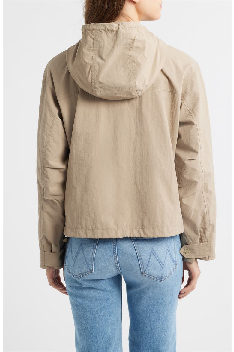 Hooded Anorak, Alternate, color, TAUPE