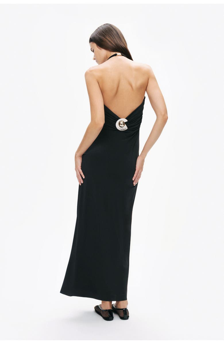 Nocturne Maxi Dress with Back Accessory, Alternate, color, 