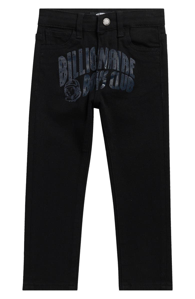 Billionaire Boys Club Kids' Arch Logo Jeans, Main, color, Black