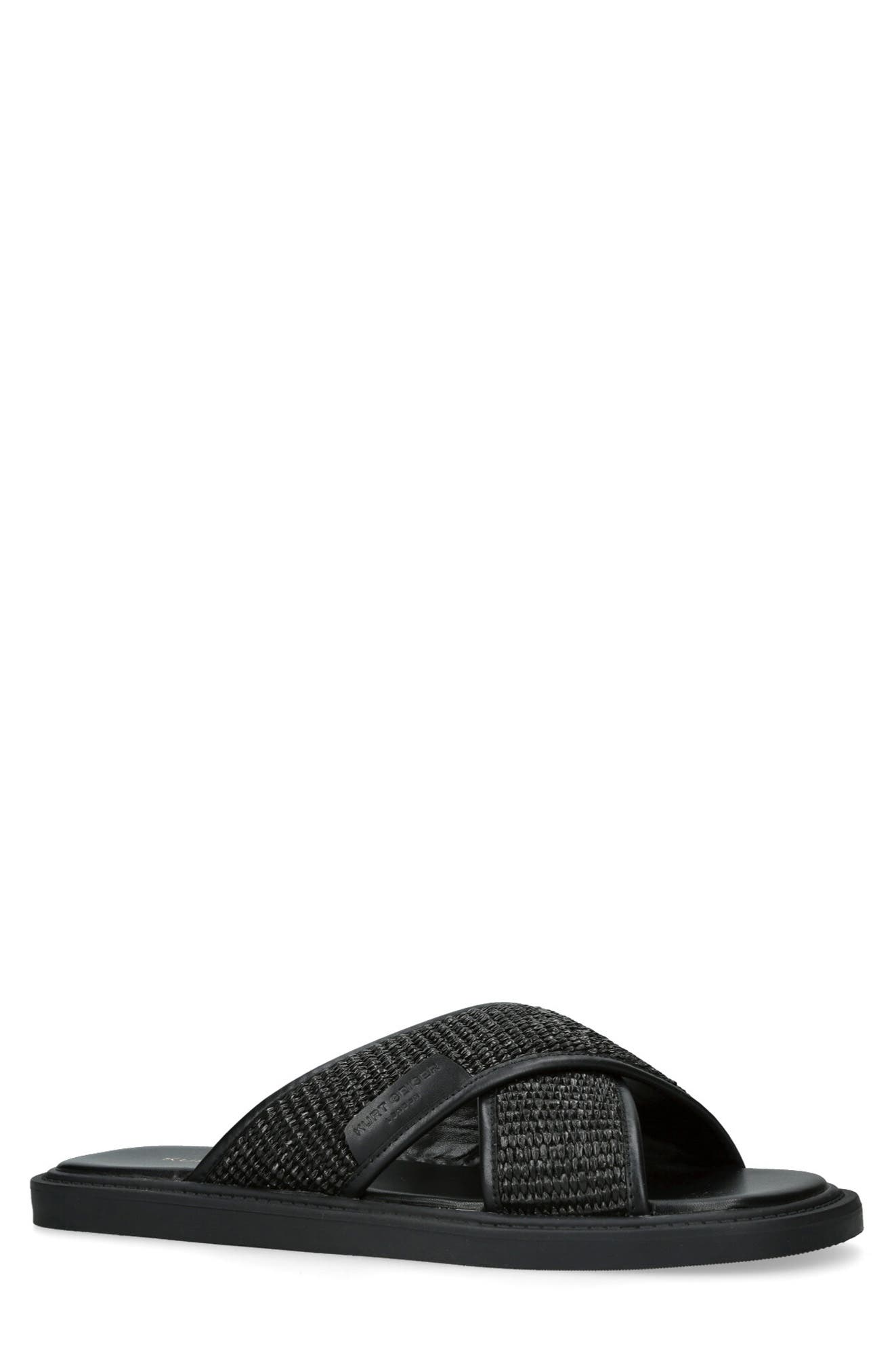 Kurt Geiger London Owen Raffia Slide Sandal, Main, color, 