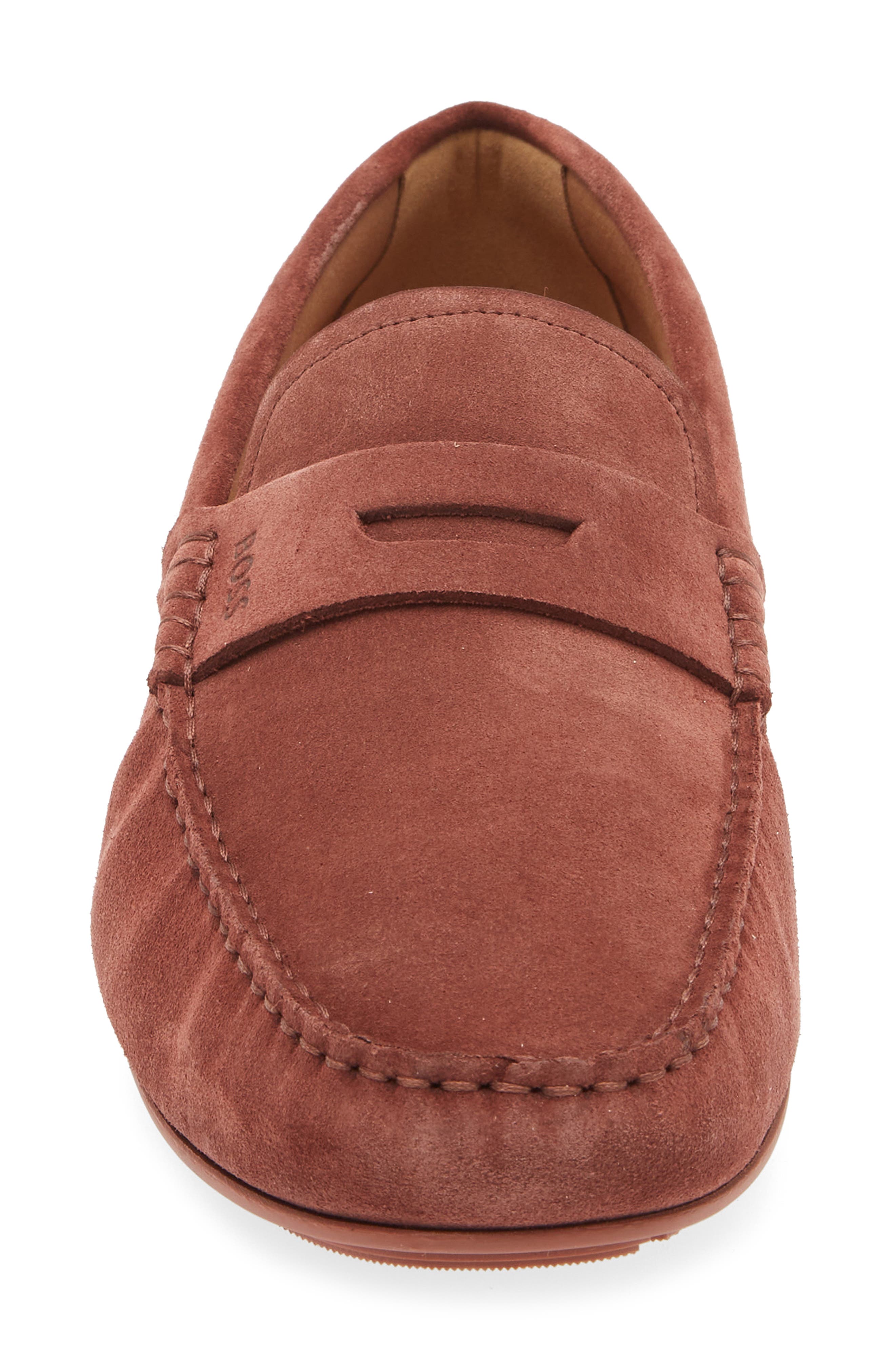 BOSS Noel Penny Loafer, Alternate, color, Rust/ Copper