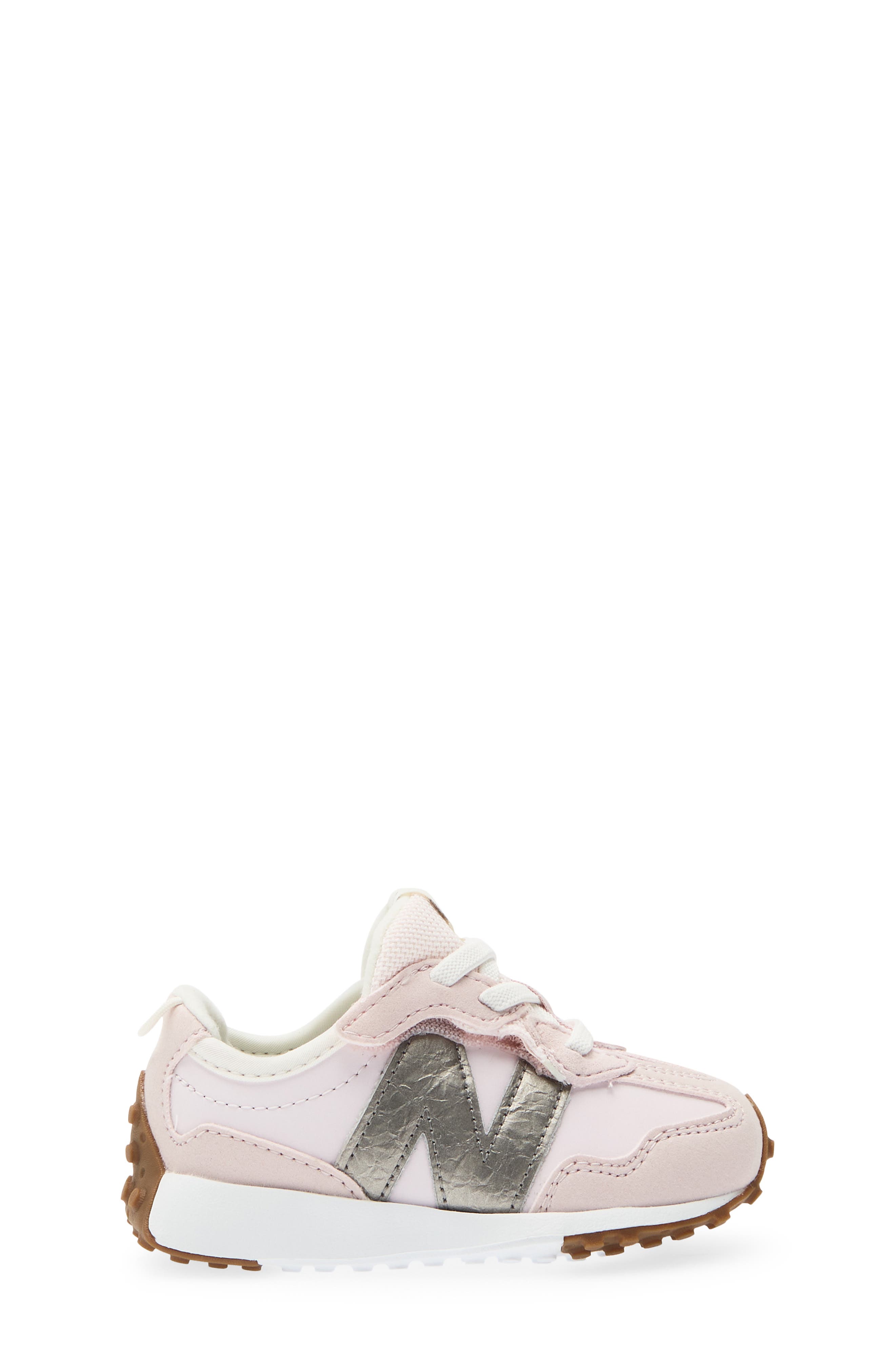 Kids' 327 Sneaker, Alternate, color, PINK SALT/DARK SILVER METALLIC