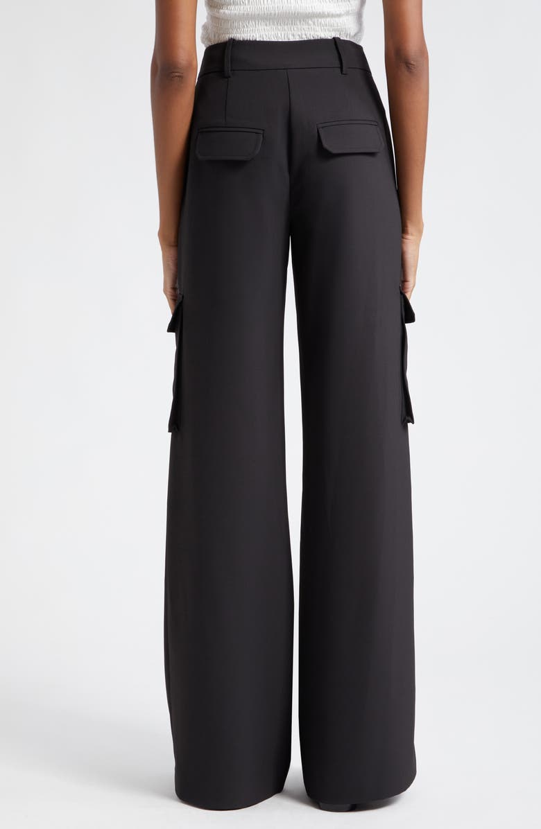 Veronica Beard Saul Cargo Pants, Alternate, color, Black