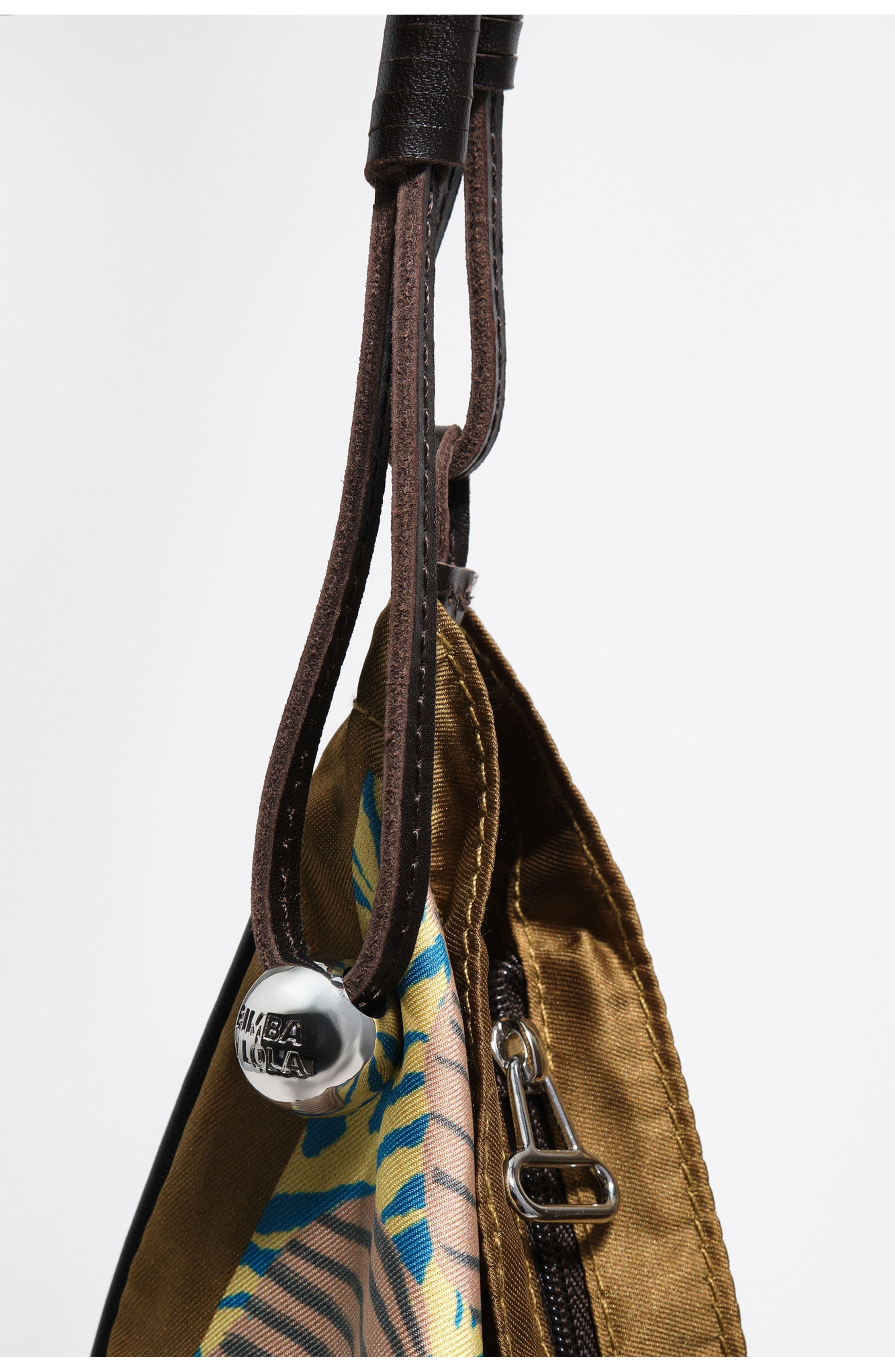 Bimba y Lola Soft Woven Shoulder Bag, Alternate, color, Wild