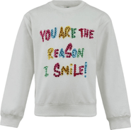 Lola + The Boys You are The Reason I Smile Sweatshirt