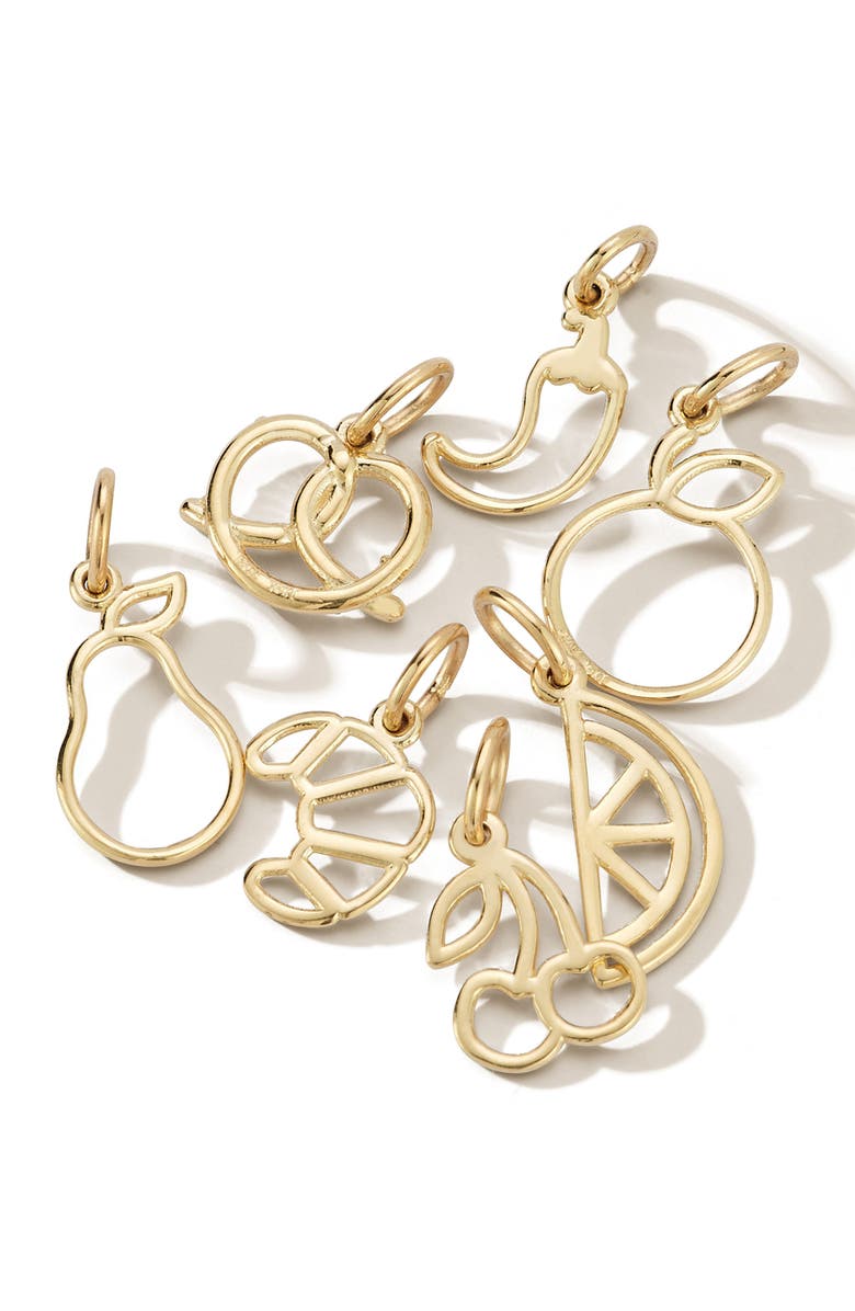 Ember Fine Jewelry 14k Gold Cherry Charm, Alternate, color, Gold