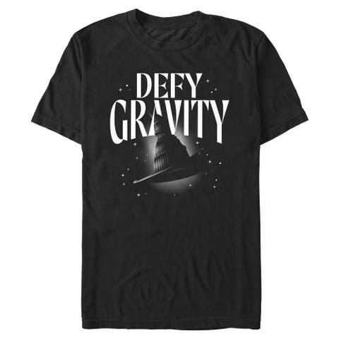 Men's Wicked Defy Gravity Witch Hat Graphic T-Shirt