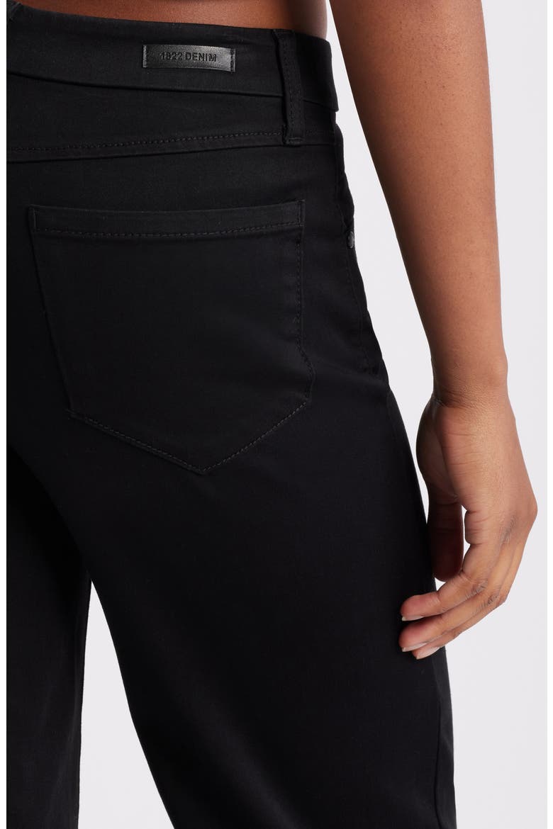 Better Butter High Waist Wide Leg Jeans, Alternate, color, BLACK