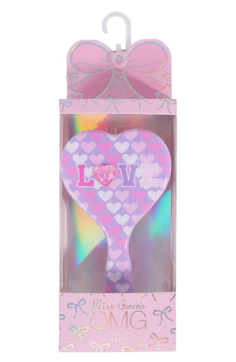 OMG Accessories Kids' Love Hair Brush, Alternate, color, Orchid