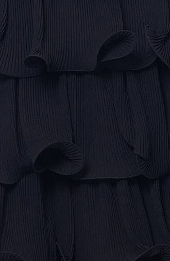 Tiered Wire Ruffle Gown