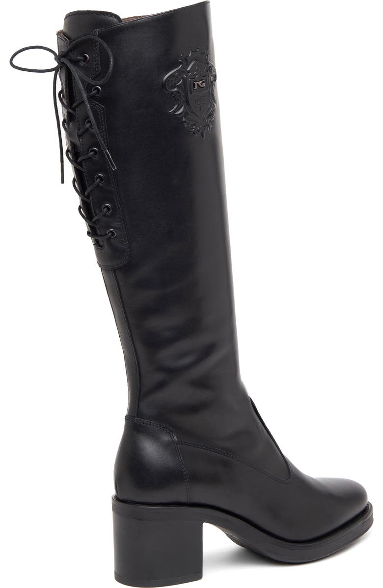 NeroGiardini Lace Up Tall Boot, Alternate, color,
