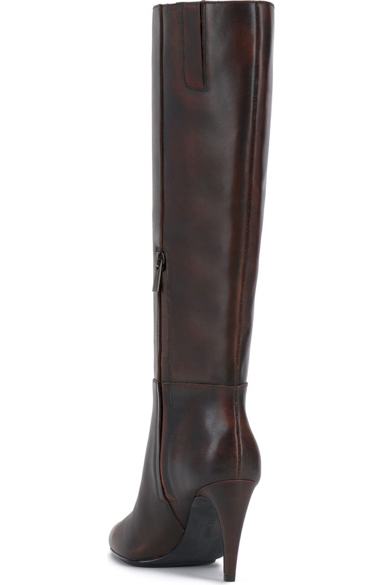 Vince Camuto Brigitte Pointed Toe Knee High Boot, Alternate, color, Dark Caramel