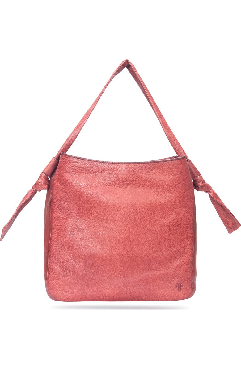 Frye Nora Knotted Strap Hobo Bag, Main, color, Burgundy