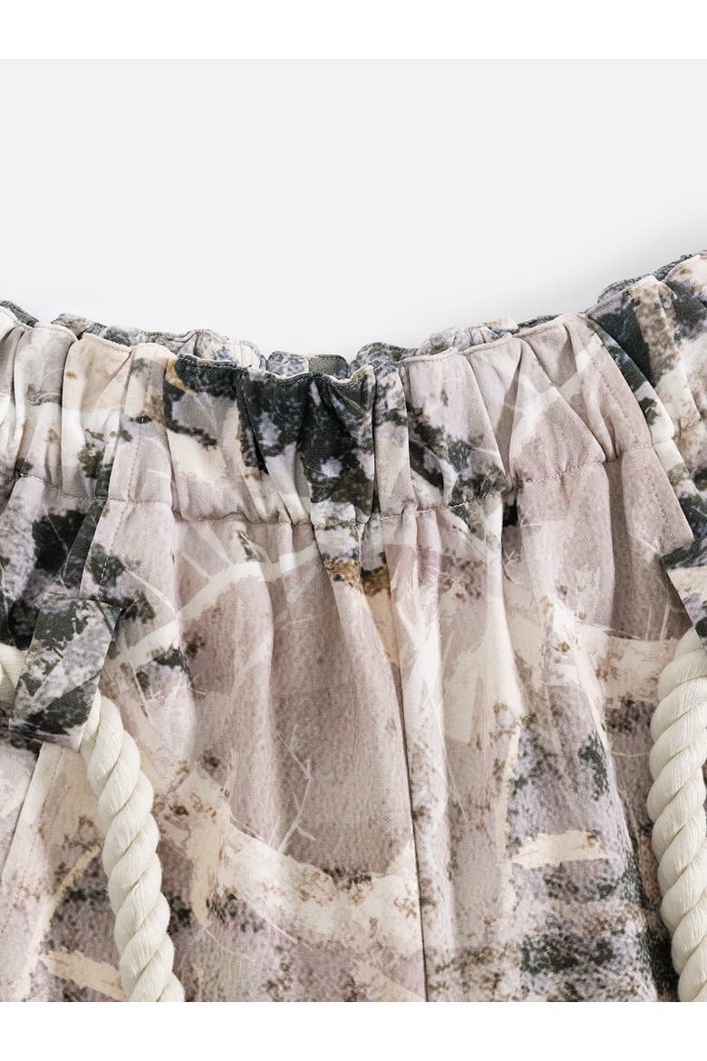 Camo Super Baggy Sweatpants, Alternate, color, Brown