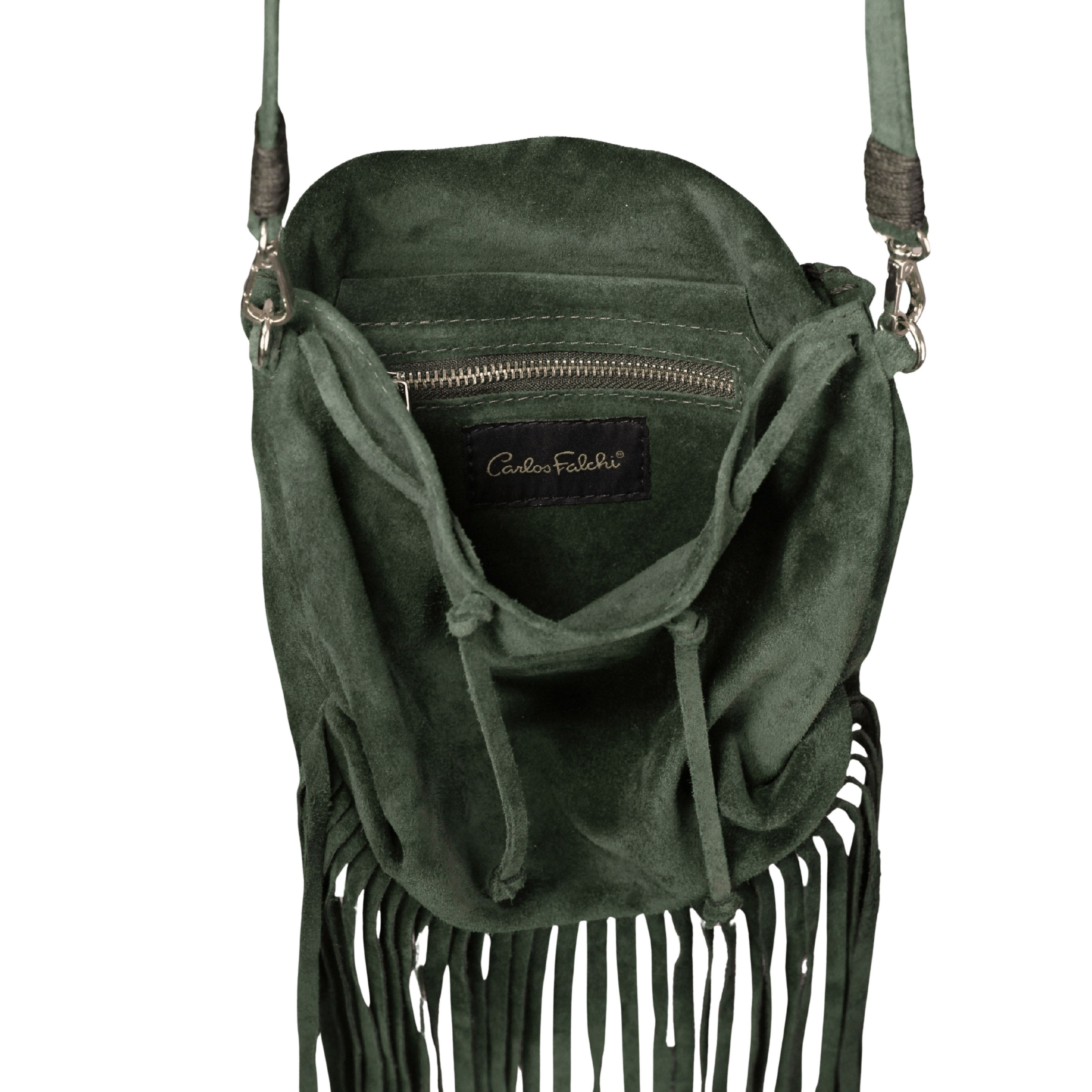Fringe Butterfly Suede Bag, Alternate, color, Olive