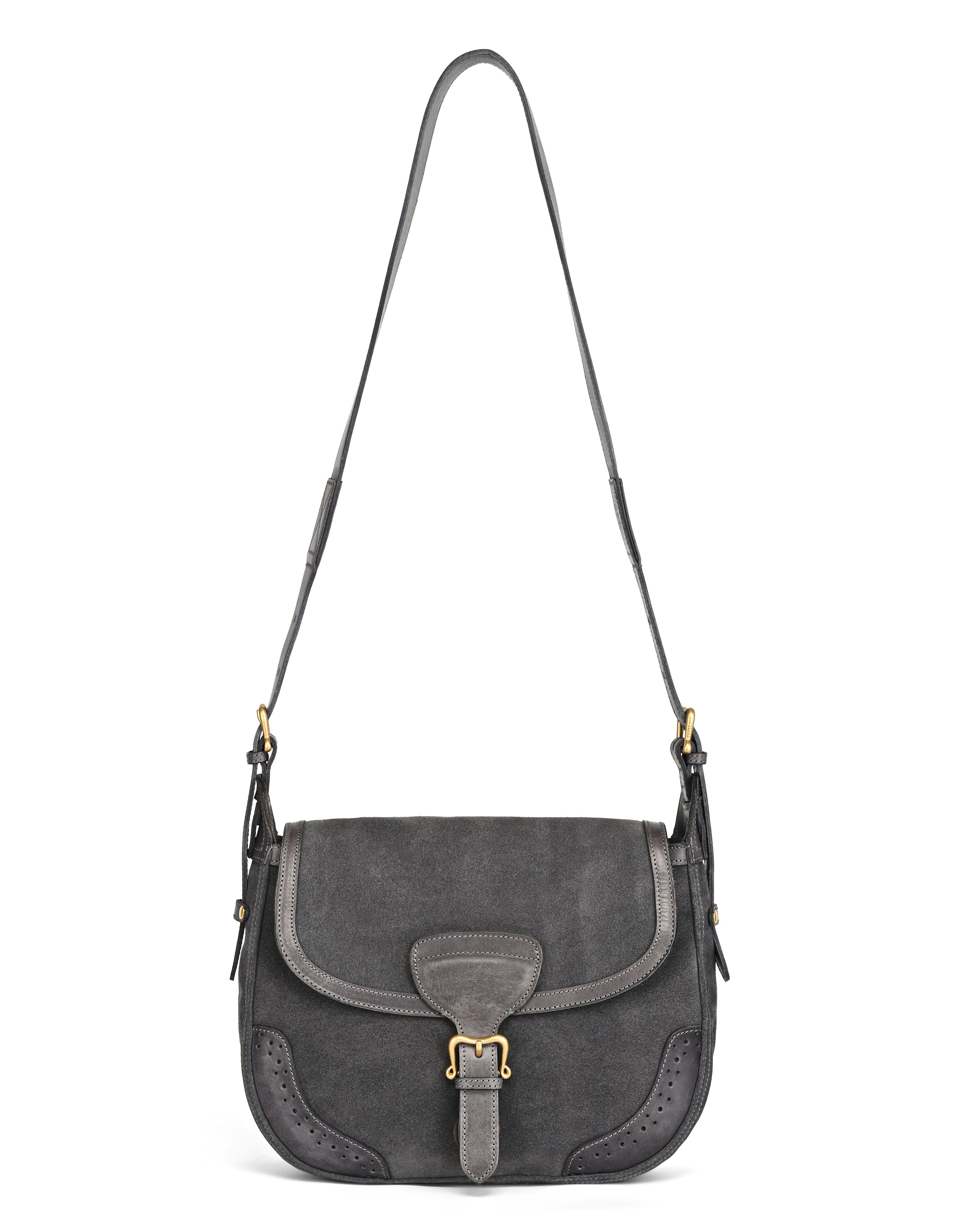 OLD TREND Camellia Genuine Leather Structured Mailbag, Alternate, color, Slate